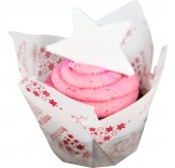 P60 x 175-854RP - Texas Muffin Wrap, Candy Cane (150 ctn)